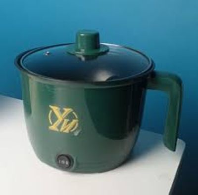 YN Electric Cooking Pot Double Deck–18cm – Green Color_img_4