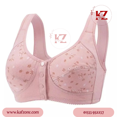 Front Button Cotton Bra_img_1
