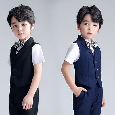 Kids Boys Summer Formal Party Dress 4pcs Set (1 to 5 Years)_img_1