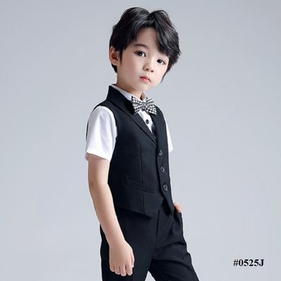Kids Boys Summer Formal Party Dress 4pcs Set (1 to 5 Years)_img_6