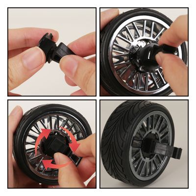 Rotateable Alloy Wheel Dashboard Car Perfume_img_11