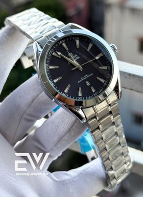 OMEGA AQUA TERRA BLUE DIAL SILVER CASE_img_0