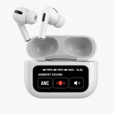 A9 pro Earbuds Anc display system with mobile_img_1