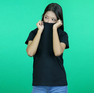 Ladies Half-Sleeve T-Shirt - Black_img_1