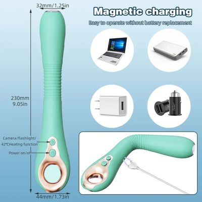 Female Vibrator with App Control Heating Dildo HD Endoscopic Camera Video Recording Flashlight Illumination Sex Toys for Couples_img_7