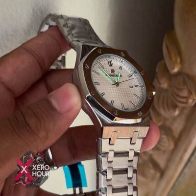 Audemars Piguet Royal oak Upgraded Edition | Silver With White dial_img_5