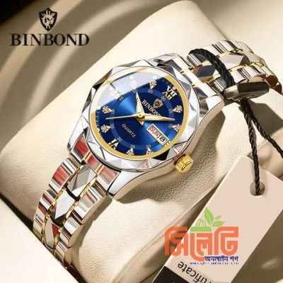 BINBOND Top Brand Luxury Fashion Business Womens Watches 30M Week Date Clock Sport Quartz Womens Wristwatch_img_2