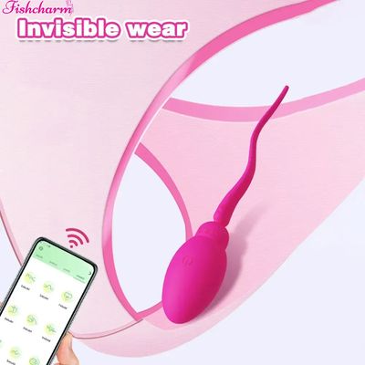 Wireless Bluetooth Dildo Vibrator Female G Spot Clitoris Stimulator Vaginal Massager Love Egg Adult Vibrating Sex Toys for Women_img_0