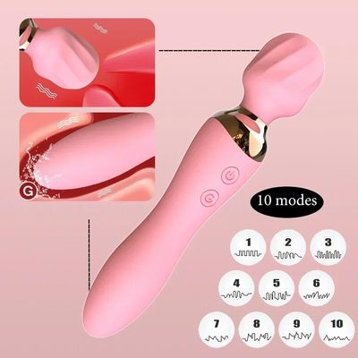 10 Speeds Heating AV Vibrators Magic Wand Vibrators Clitoral Stimulators Vaginal G-spot Massagers Women's Masturbators Sex Toys_img_11