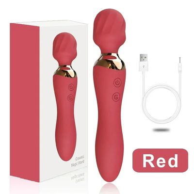 10 Speeds Heating AV Vibrators Magic Wand Vibrators Clitoral Stimulators Vaginal G-spot Massagers Women's Masturbators Sex Toys_img_4
