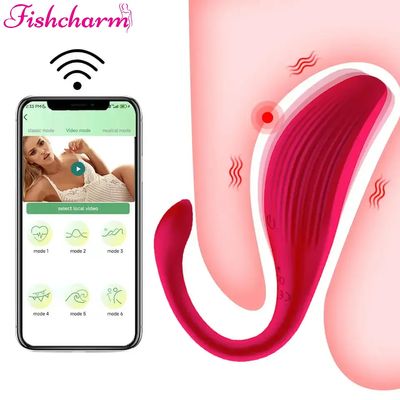 Wireless App Remote Vibrator Wearable Dildo Oral Sex Clitoris Massager G Spot Stimulator Vibrating Egg Adult Sex Toys for Women