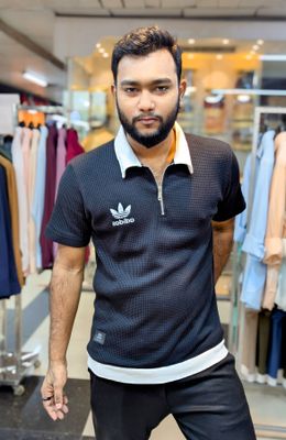 trandy Rip Zipper Polo_img_1