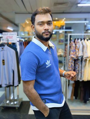 trandy Rip Zipper Polo_img_4