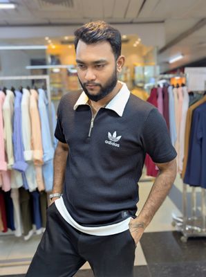 trandy Rip Zipper Polo_img_6