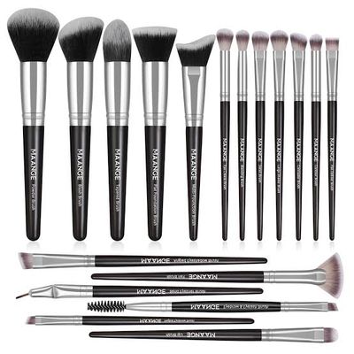Maange 18ps Brush (Black & Silver)_img_0
