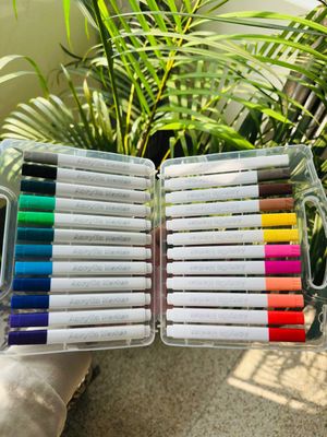 Acrylic Brush Pen - 24 Colors (Soft Tip)_img_1