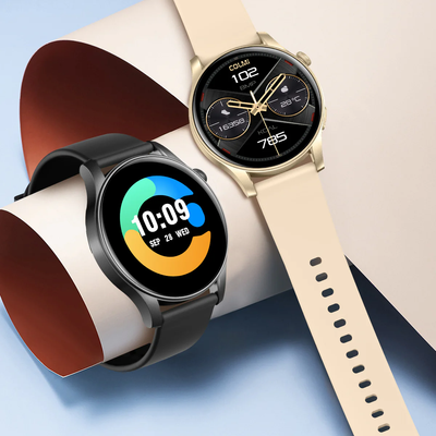 Colmi  V73 Bluetooth Calling Smart Watch- Gold Color_img_0