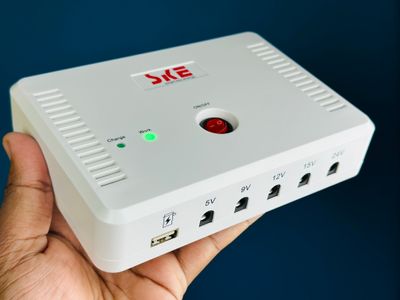 SKE SK616 Mini UPS For Wifi Router + ONU + IP Cam/CC Cam (15,600mAh With 5 Output)_img_3