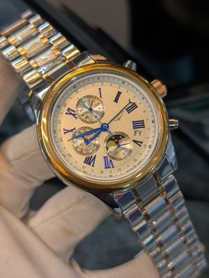 Longines Chrono Chain Two Tone White Dial_img_0
