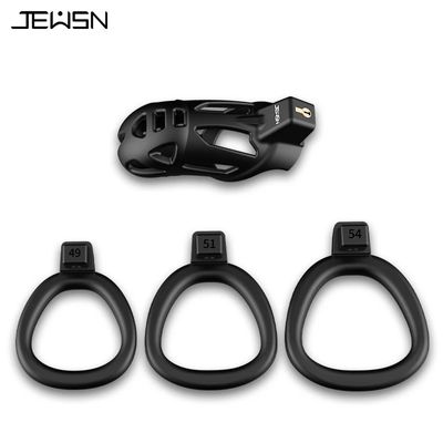 Openable Ring Design Male Urethral Chastity Device Penis Ring Vent Hole Cock Cage CB Lock with 3 Size Sex Toys 18+_img_5