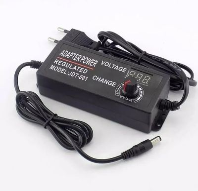 DC 3-24V 5A Adjustable Power Adapter with LED Voltmeter Variable RS775 Motor Power Supply AC 220V to DC 24V Lighting Power Supply for LED_img_1