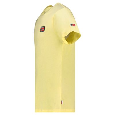 Men's Short Sleeve T-Shirt with Yellow Flag_img_2