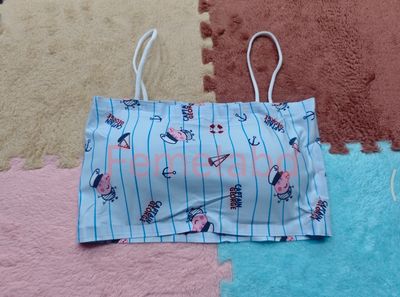 Ice Silk printed Crop Tops For Women Soft No Wire One-Piece Brassiere Seamless Beauty Bra Summer Wrap Chest Female Lingberries Bandeau Top_img_11