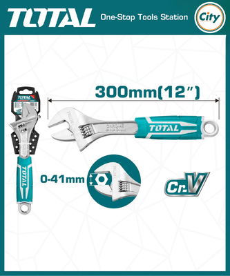 ১২ ইঞ্চি সেলাই রেঞ্চ স্টাইলিশ হ্যান্ডেলের সাথে Total Tools THT101126_img_0