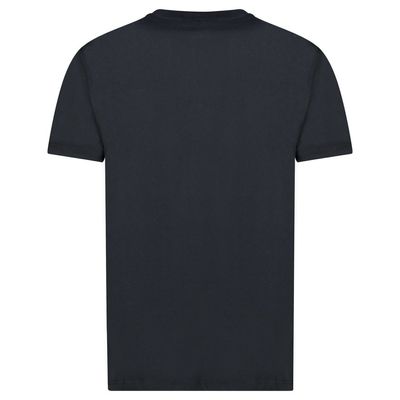 Men's Short-Sleeved T-Shirt with Black Flag_img_1