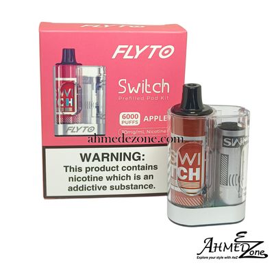 Flyto Switch 6,000‑puff prefilled pod kit (Apple)_img_0