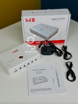SKE SK616 Mini UPS For Wifi Router + ONU + IP Cam/CC Cam (15,600mAh With 5 Output)_img_1