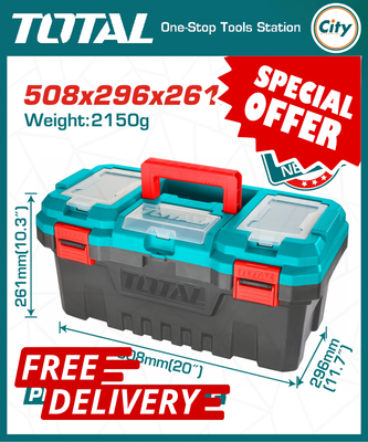 ২০ ইঞ্চি প্লাষ্টিক টুল বক্স Total Tools TPBX0201_img_0