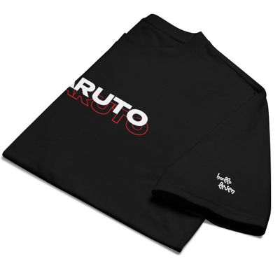 Naruto on Black Tee - Drop shoulder T-shirt_img_6