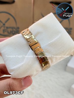 OLEVS 8697 Ladies Chain Watch- Golden Dial- Golden Bezel- Golden Chain- TF Code OL973CF_img_11