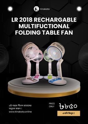 LR Rechargeable Folding Fan