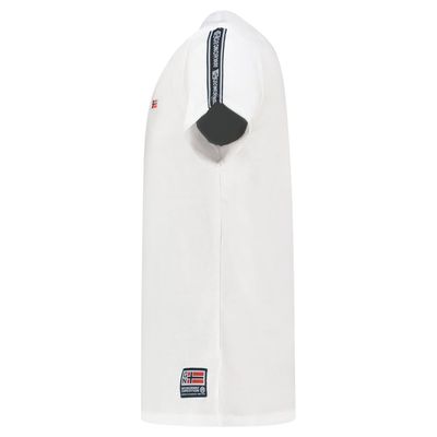 T-Shirt Men Short Sleeve with White Flag_img_3