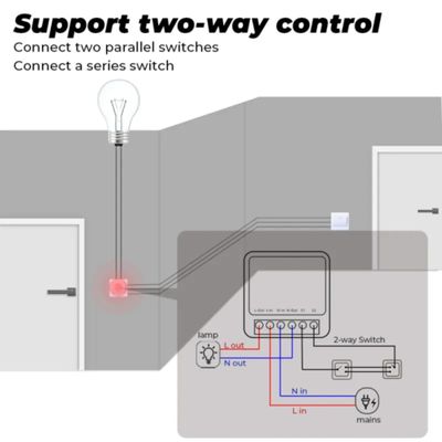 Smart WiFi + RF Switch Relay (Tuya 16A) | Control with Remote, App & Voice | Smart Life, Alexa, Google Home_img_8