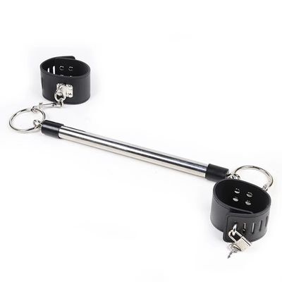 Stainless Steel Open Leg Bar Set Detachable Restriant Bondage Handcuffs Ankle Cuffs Sex Toys for Adult Couples Erotic Product_img_3