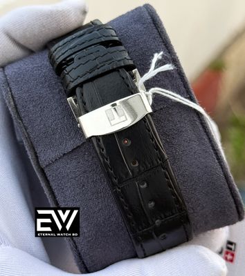 TISSOT  AUTOMATIC SILVER CASE BLACK DIAL SINGLE CHRONO_img_1