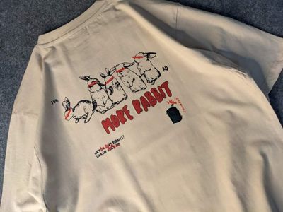 Rabbit Drop Shoulder T-Shirt_img_1