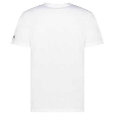 Canadian Peak JVICKEAK Homme - T-Shirt Col Rond avec Impressions et Drapeau Blanc_img_1