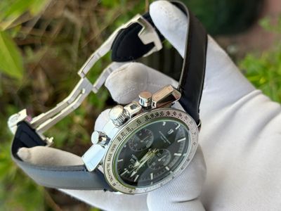 OMEGA 57 SPEED MASTER BLUE BELT SILVER CASE BLUE DIAL_img_1
