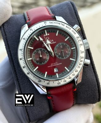 OMEGA 57 SPEED MASTER RED BELT SILVER CASE RED DIAL_img_0