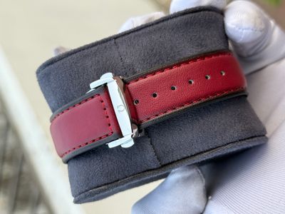 OMEGA 57 SPEED MASTER RED BELT SILVER CASE RED DIAL_img_2