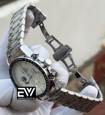 OMEGA  SEA MASTER SILVER CHAIN WHITE DIAL_img_2