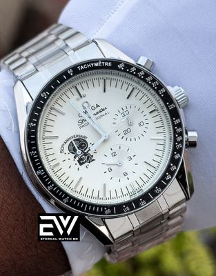 OMEGA  SEA MASTER SILVER CHAIN WHITE DIAL_img_3
