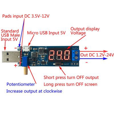 USB Buck & Boost Module ( 0.6V - 24V)_img_2
