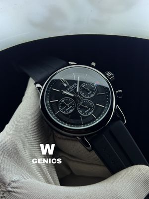 Hilfiger Black belt Black Dial AA_img_0