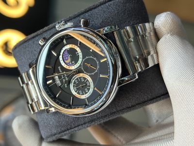Patek Chain Black Dial Simple Semi AAA_img_0