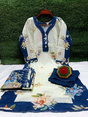 সাদা বাহার রেডিমেট জমজম থ্রি পিস – কটন ফেব্রিক_img_3